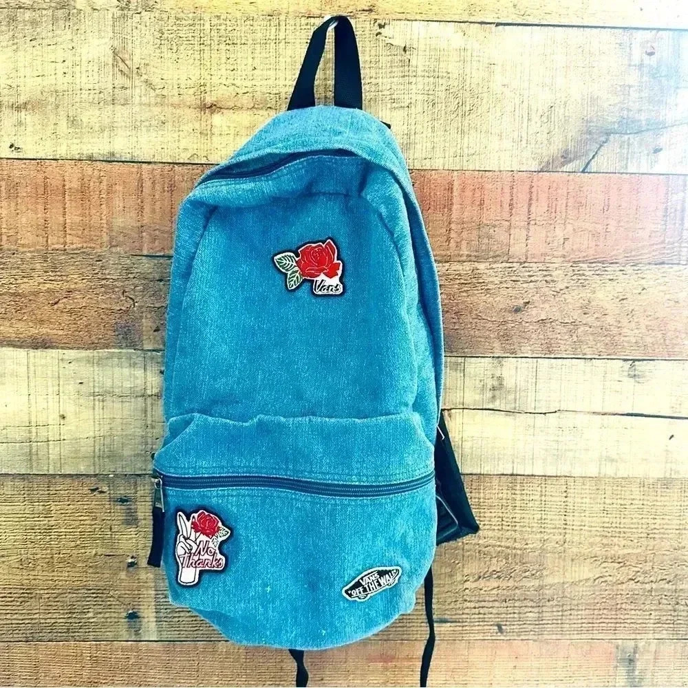 Vans Calico Denim Patch Mini Backpack - image 2